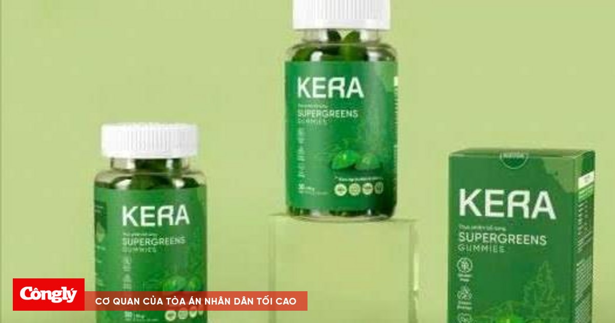Kẹo rau củ Kera quảng cáo 