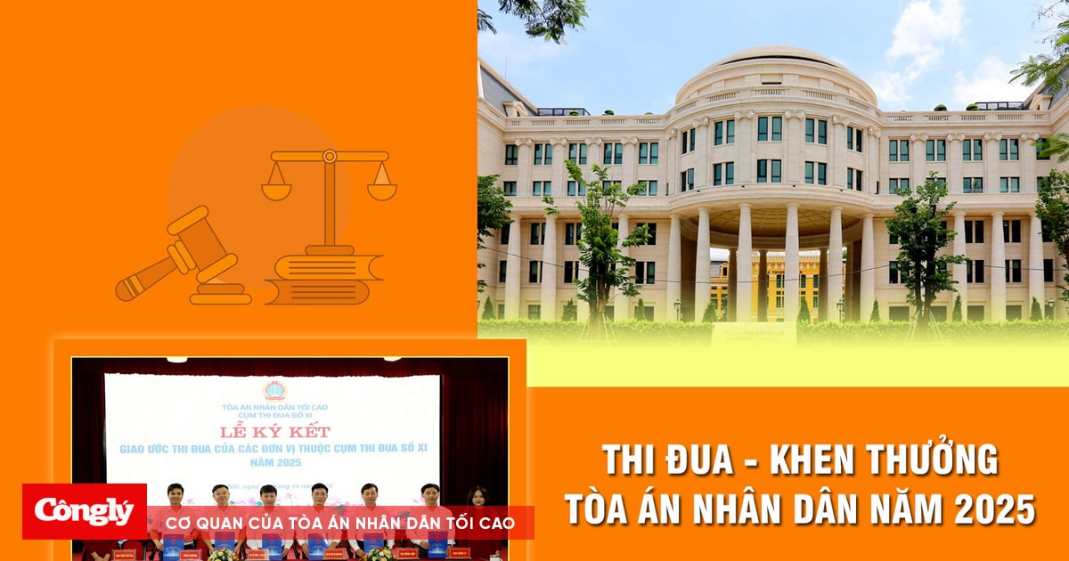 Điều chỉnh, bổ sung đơn vị thành viên Cụm thi đua Tòa án nhân dân năm 2025