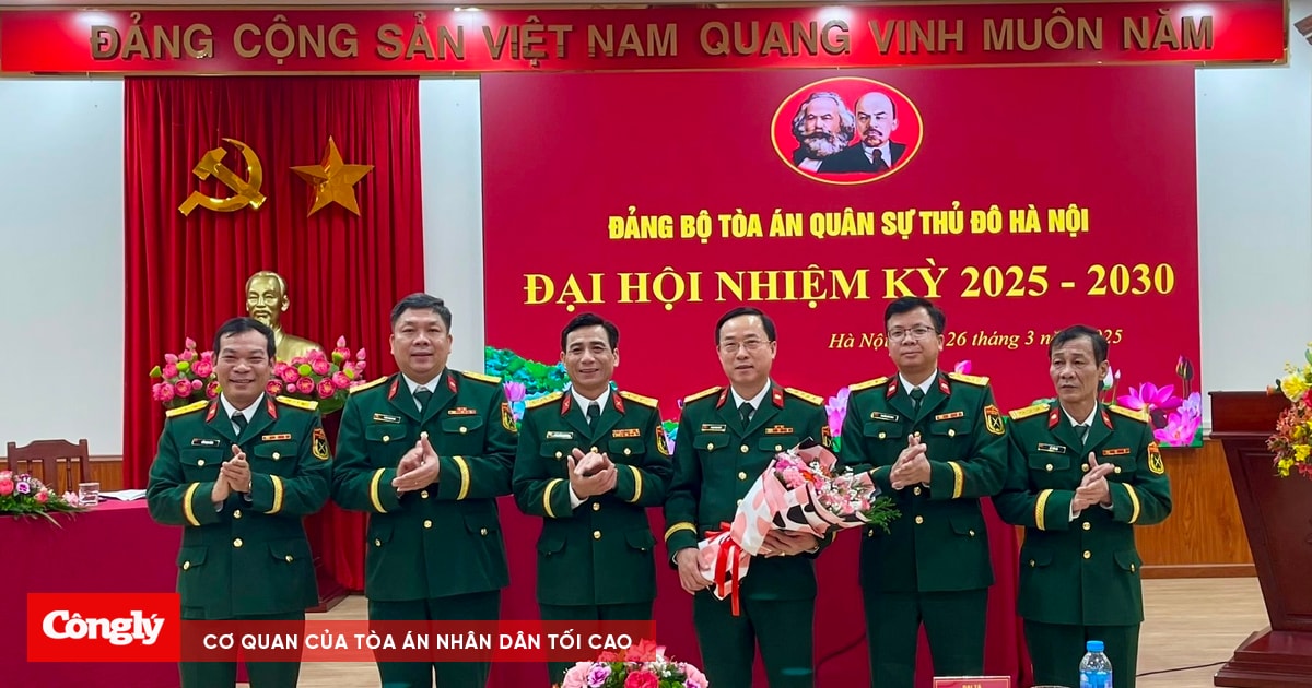 Đảng bộ Tòa án Quân sự Thủ đô Hà Nội tổ chức thành công Đại hội nhiệm kỳ 2025 – 2030