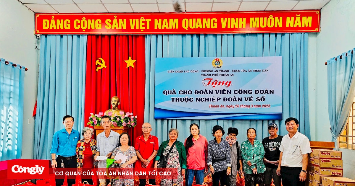 TAND TP. Thuận An tích cực thực hiện công tác thiện nguyện