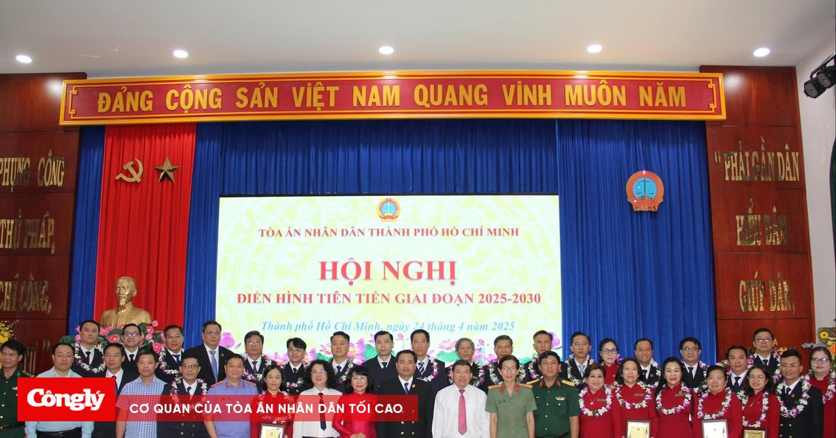 TAND TP.HCM vinh danh “Gương điển hình tiên tiến” 2020
