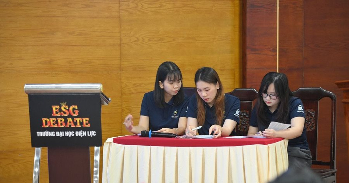 Chung kết ESG Debate 2025: Bản lĩnh tranh biện – Khai phá tư duy bền vững