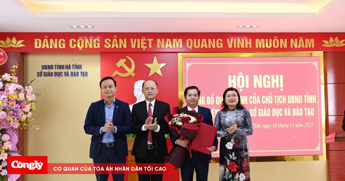 Đồng chí Bùi Nhân Sâm giữ chức Giám đốc Sở GD&ĐT Hà Tĩnh