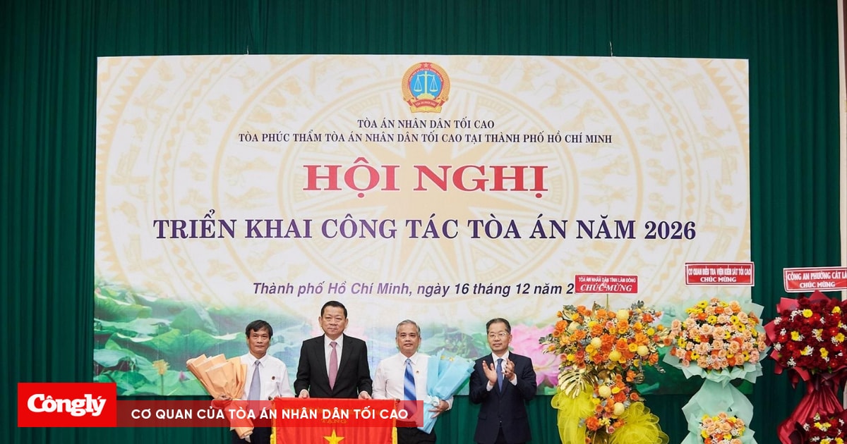 Tòa Phúc thẩm TANDTC tại TP.HCM tổ chức Hội nghị Tổng kết công tác năm 2025 và phương hướng, nhiệm vụ công tác năm 2026