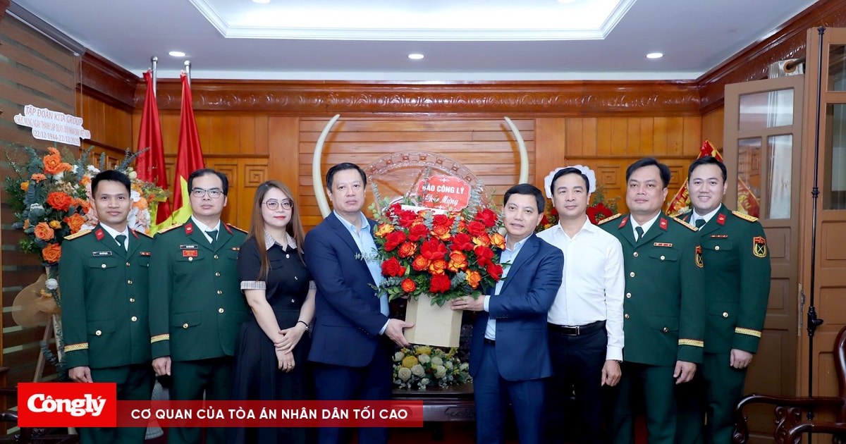 Báo Công lý chúc mừng Tòa án Quân sự Trung ương nhân ngày 22/12