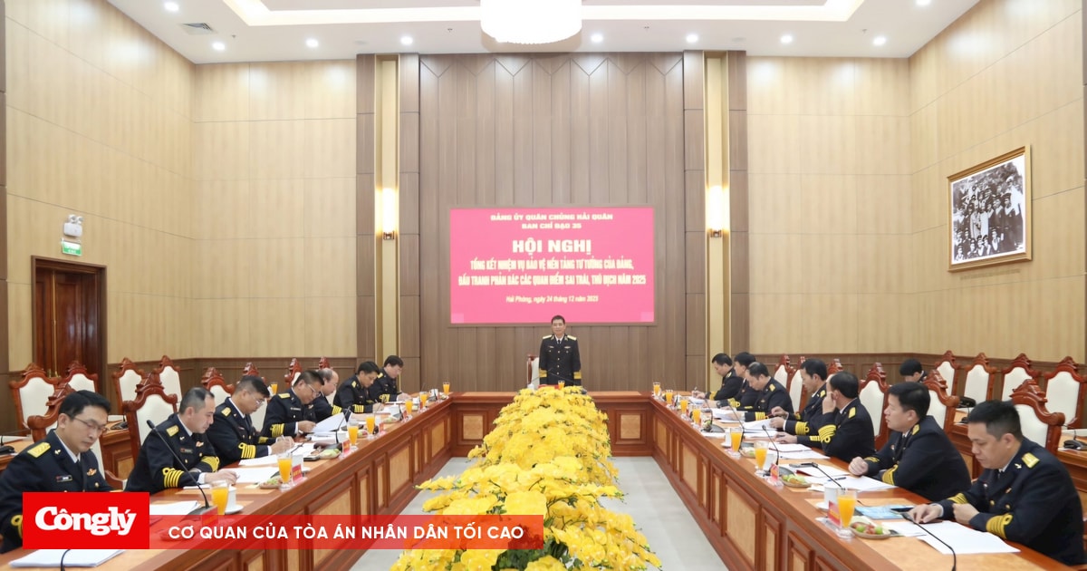 Quân chủng Hải quân tổng kết nhiệm vụ bảo vệ nền tảng tư tưởng của Đảng