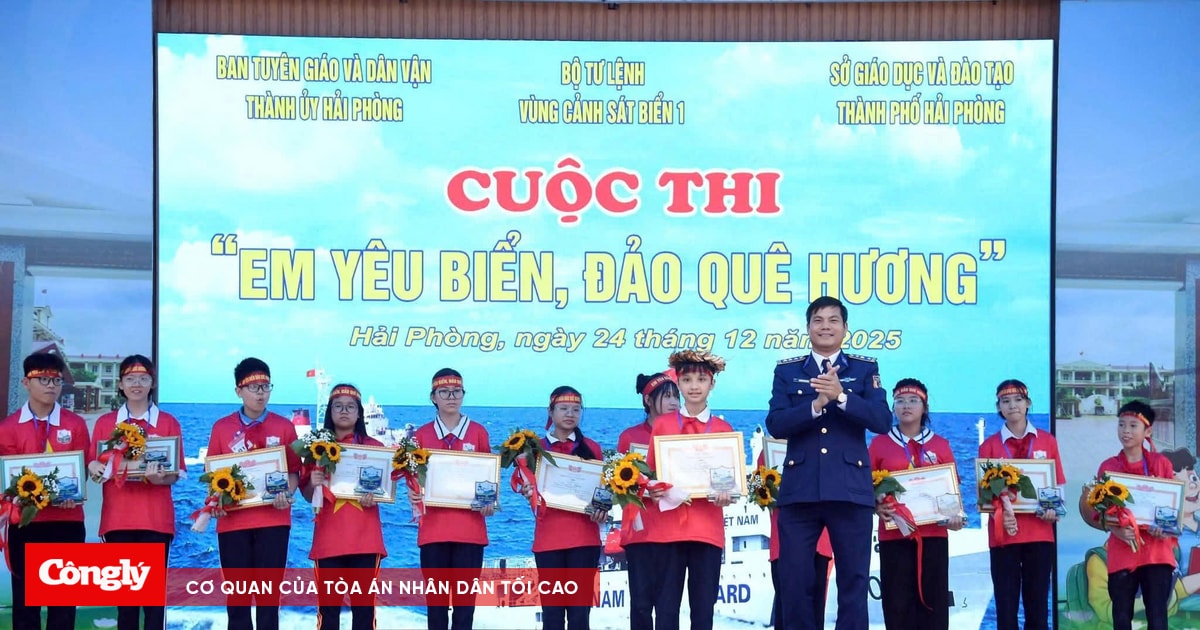 Hải Phòng tổ chức cuộc thi “Em yêu biển, đảo quê hương” cho học sinh