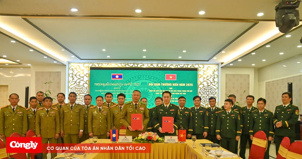 BĐBP TP. Huế hội đàm thường niên với Công an tỉnh Salavan (Lào)