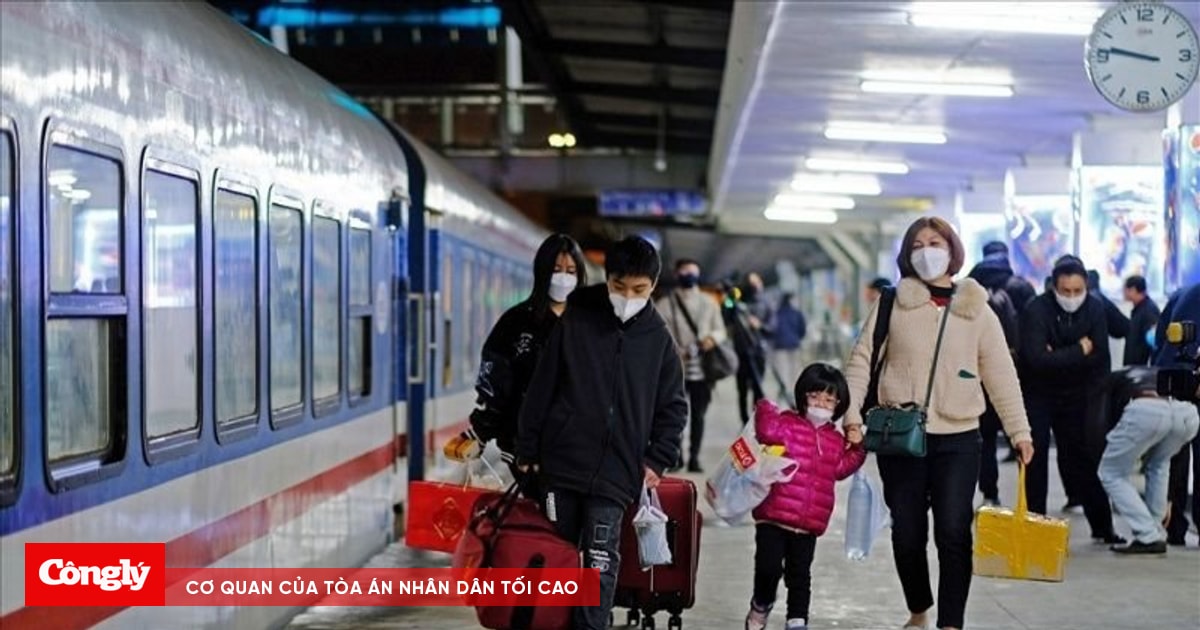 Thông tin chạy tàu phục vụ Tết Dương lịch 2026