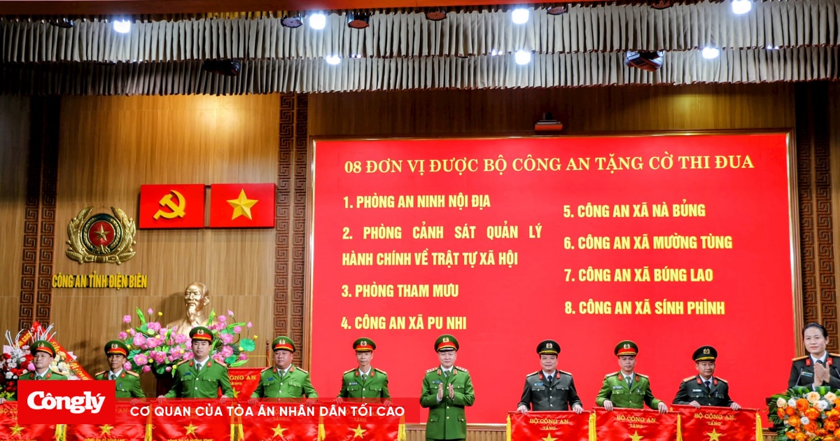 Công an tỉnh Điện Biên đạt nhiều kết quả nổi bật trong năm 2025