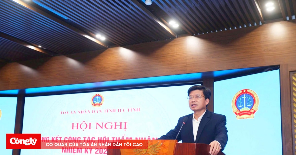 TAND tỉnh Hà Tĩnh tổng kết công tác Hội thẩm nhân dân nhiệm kỳ 2021-2026