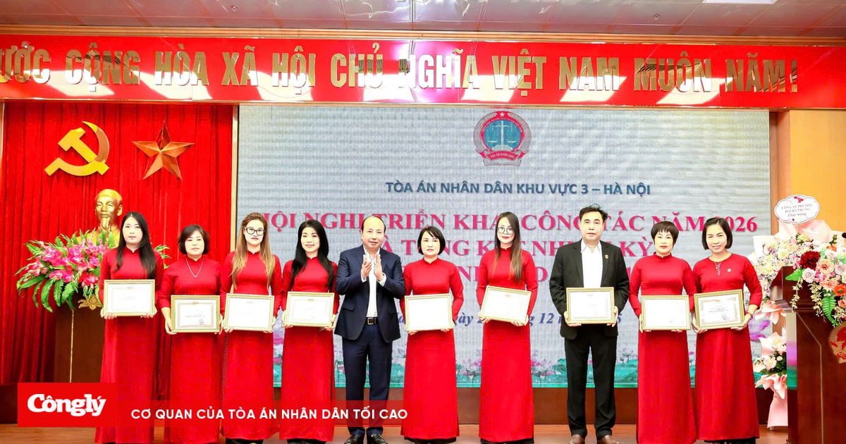 TAND khu vực 3 - Hà Nội triển khai công tác năm 2026