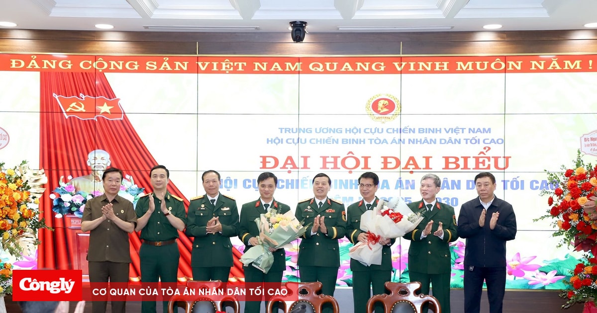 Đại hội đại biểu Hội Cựu chiến binh TANDTC nhiệm kỳ 2025-2030