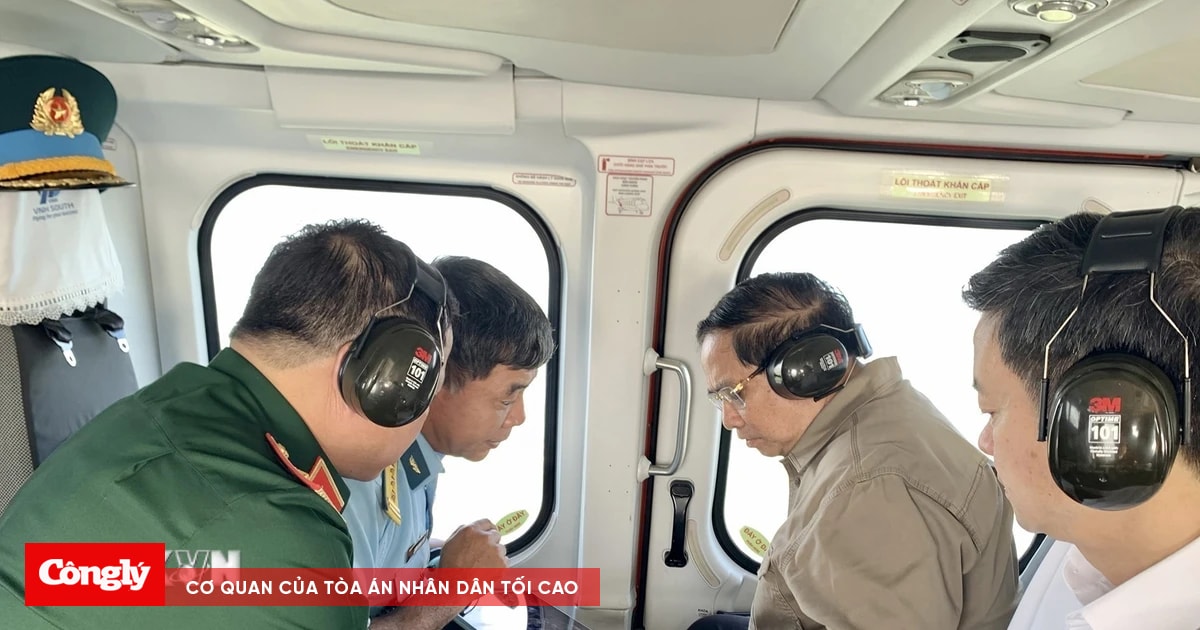 Thủ tướng Phạm Minh Chính kiểm tra tiến độ thi công cao tốc Cà Mau - Đất Mũi