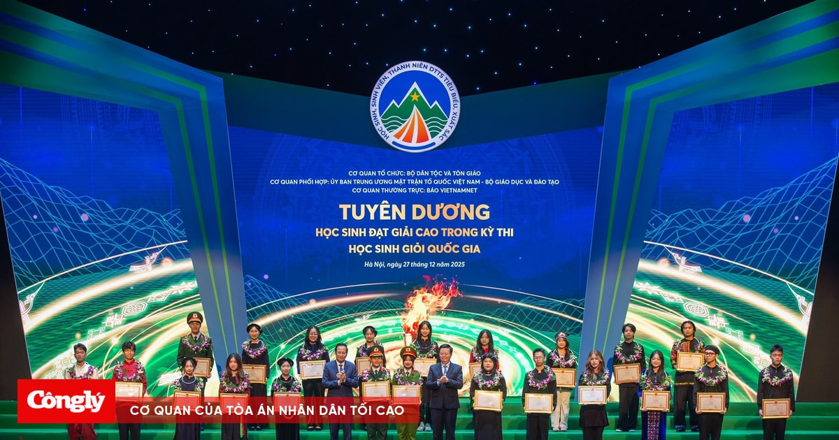 Tuyên dương học sinh, sinh viên, thanh niên dân tộc thiểu số tiêu biểu năm 2025