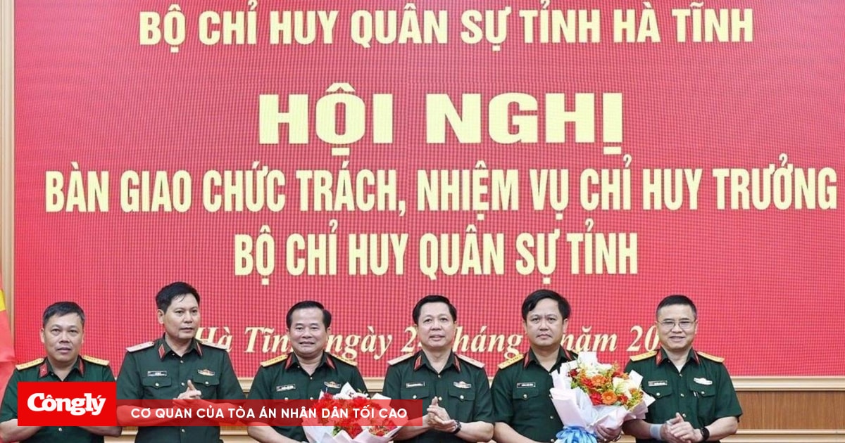 Đại tá Hoàng Xuân Đông giữ chức Chỉ huy trưởng Bộ CHQS tỉnh Hà Tĩnh