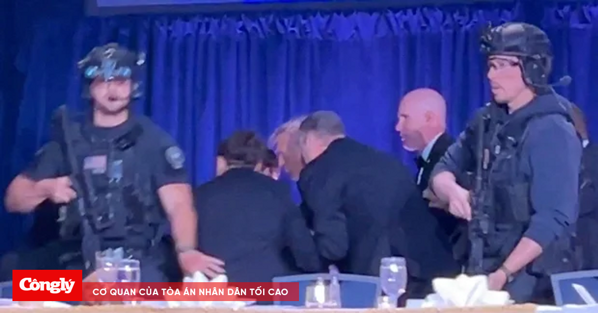 Nổ súng gần nơi tổ chức tiệc báo chí Nhà Trắng, ông Trump được đưa đi an toàn