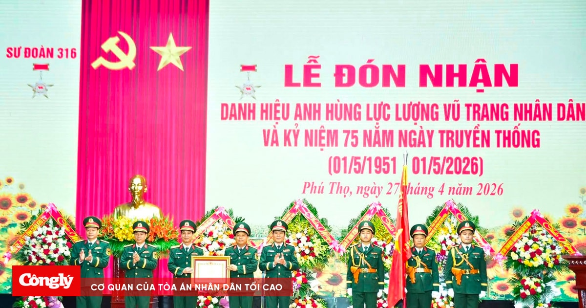 Sư đoàn 316 đón nhận danh hiệu Anh hùng lực lượng vũ trang nhân dân lần thứ 2