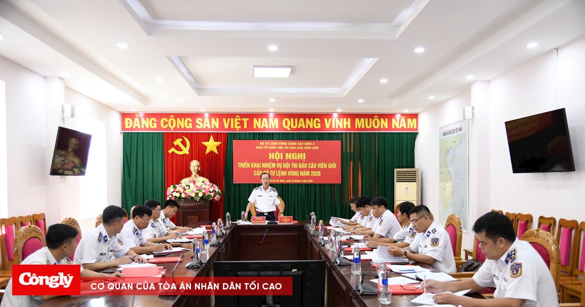 Vùng Cảnh sát biển 3 triển khai đồng bộ Hội thi Báo cáo viên giỏi năm 2026