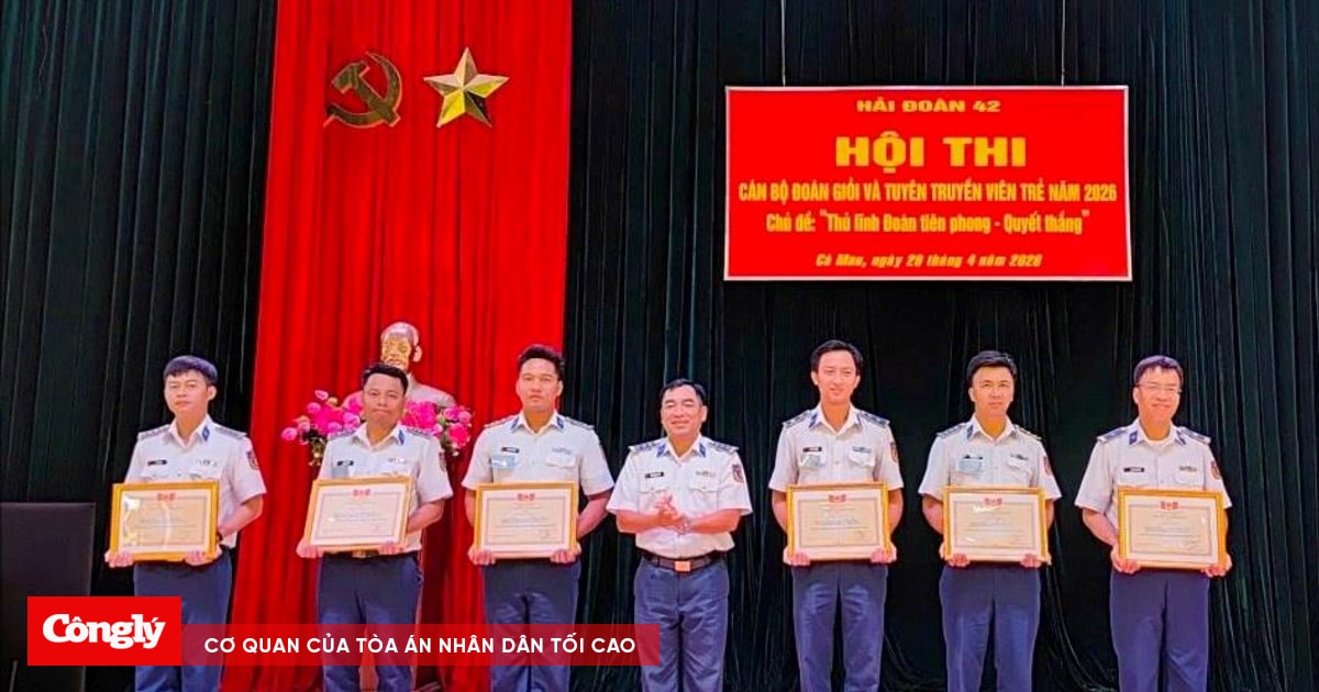 Hải đoàn 42 tổ chức Hội thi Cán bộ đoàn giỏi và Tuyên truyền viên trẻ
