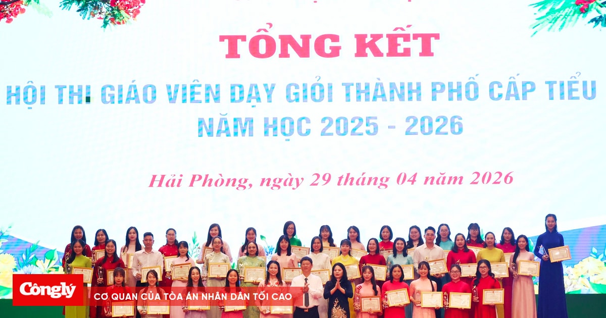 Hải Phòng có 239 giáo viên đạt xuất sắc trong hội thi dạy giỏi thành phố
