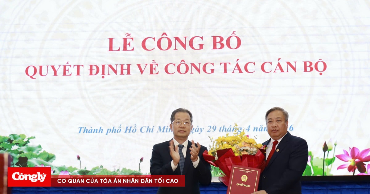 Phó Chánh án TANDTC Phạm Quốc Hưng kiêm nhiệm giữ chức vụ Chánh án TAND TP.HCM