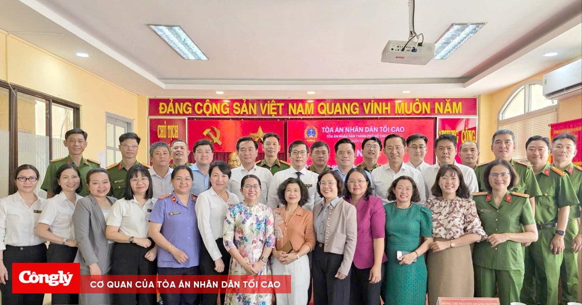 TAND khu vực 1 - TP.HCM ký kết quy chế phối hợp với UBND và Công an