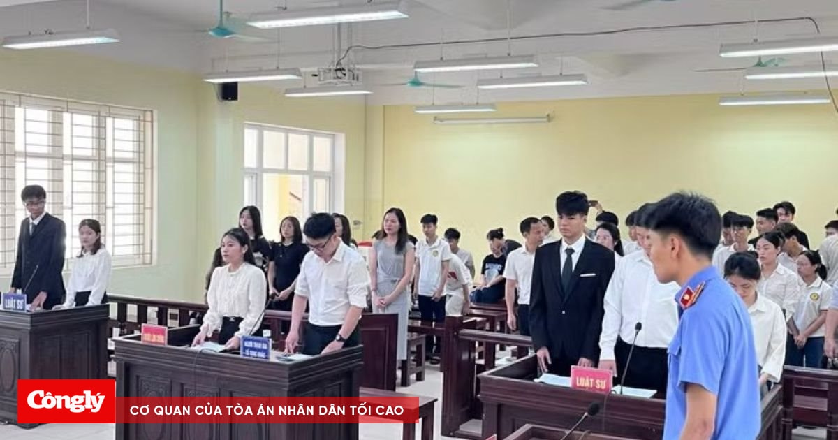 Sinh viên Hồng Đức rèn luyện kỹ năng từ các phiên tòa giả định