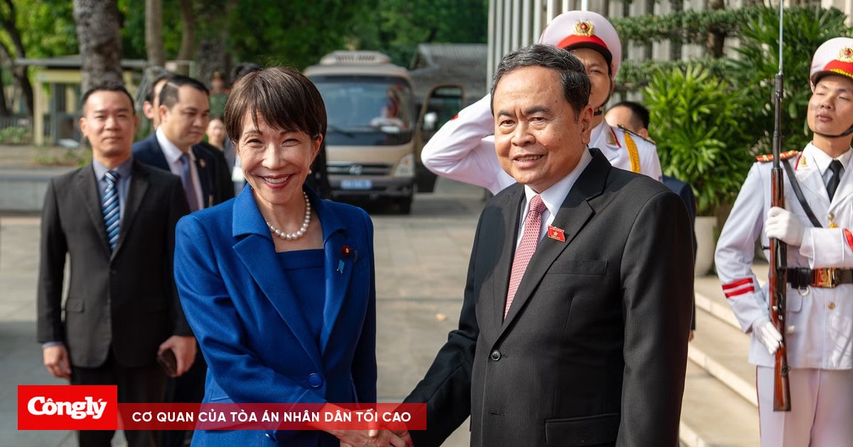 Chủ tịch Quốc hội Trần Thanh Mẫn hội kiến Thủ tướng Nhật Bản Takaichi Sanae