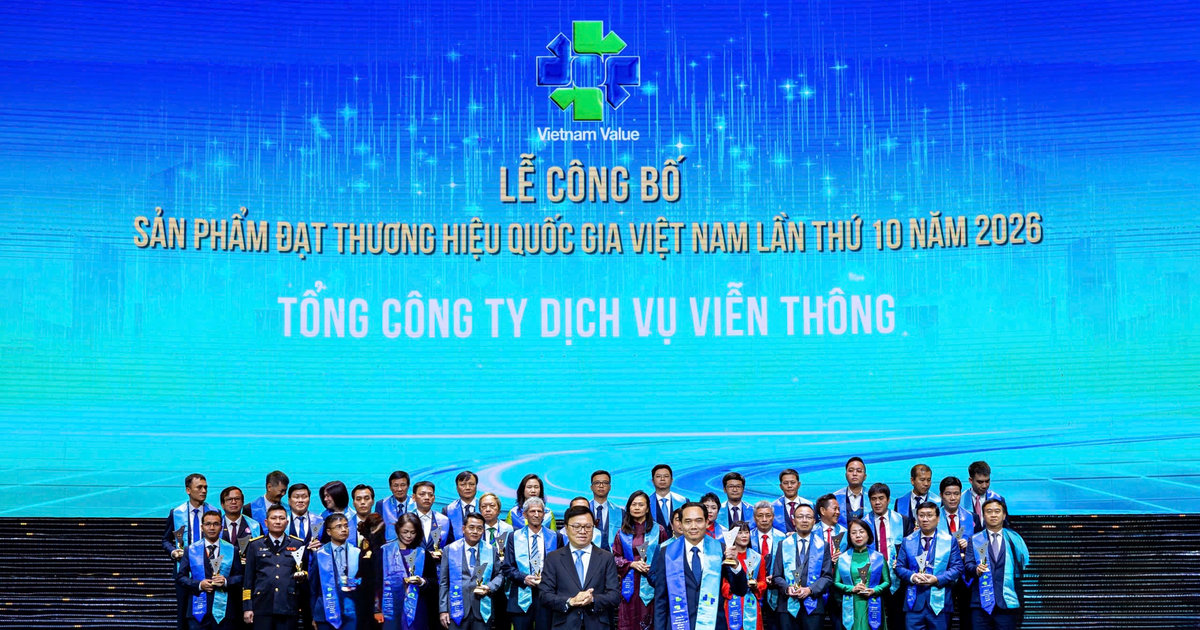 Ba dịch vụ của VNPT được vinh danh Thương hiệu quốc gia Việt Nam 2026