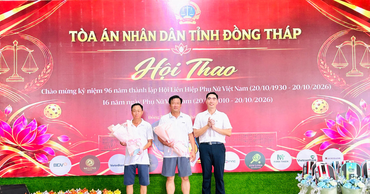 TAND tỉnh Đồng Tháp tổ chức nhiều hoạt động ý nghĩa dịp 20/10