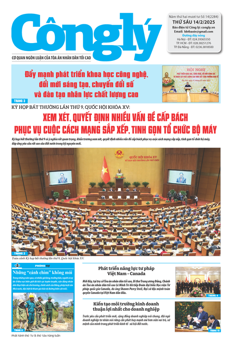 Công lý số 14.2025