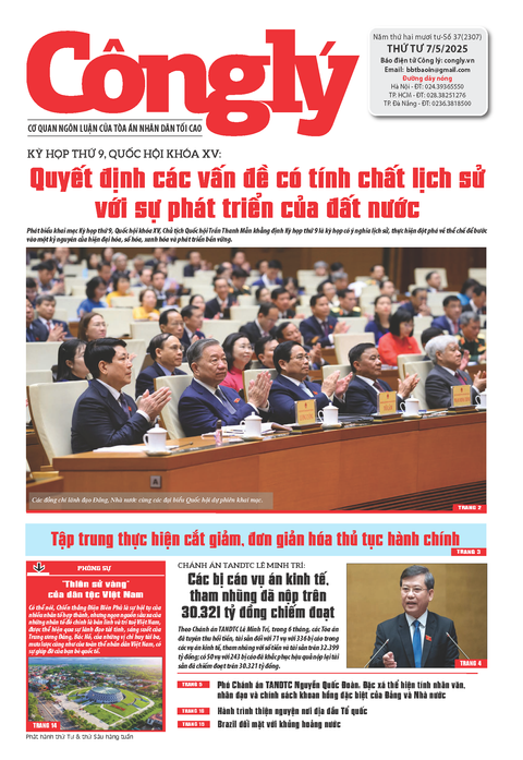 Công lý số 37.2025