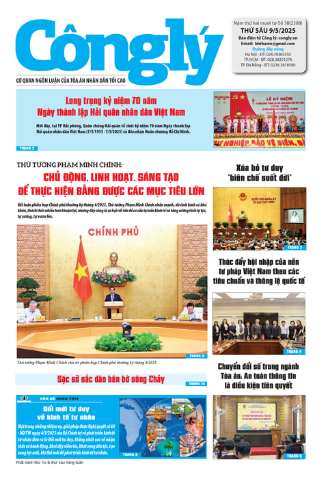 Công lý số 38.2025