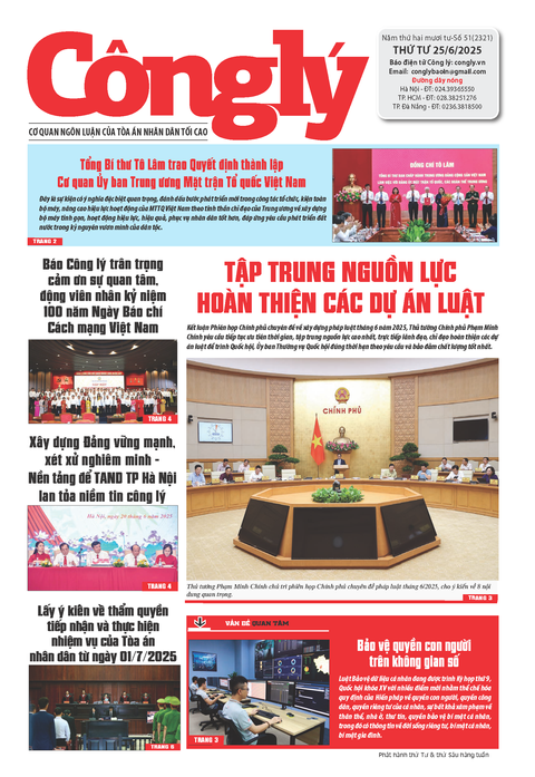 Công lý số 51.2025