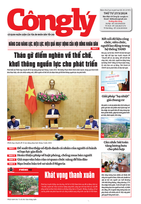Báo Công lý số 25.2024
