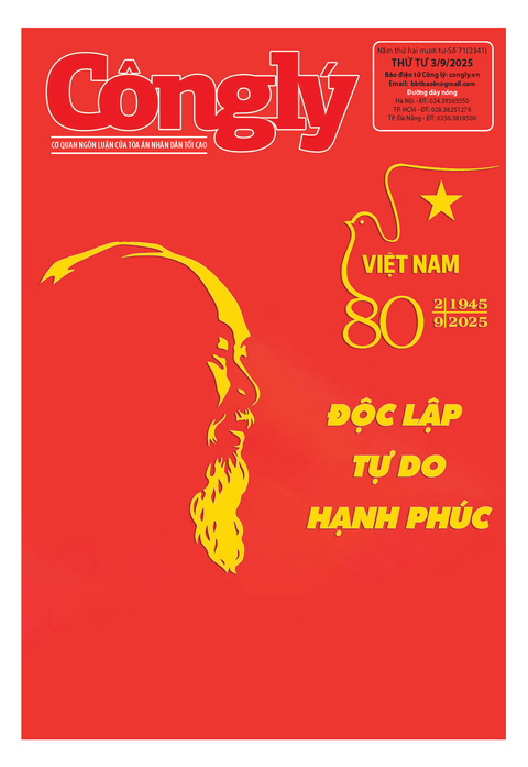 Báo Công lý số 71.2025
