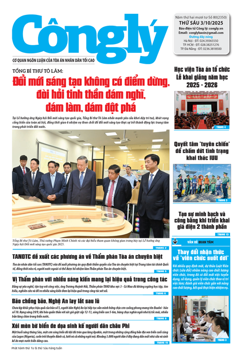 Báo Công lý số 80