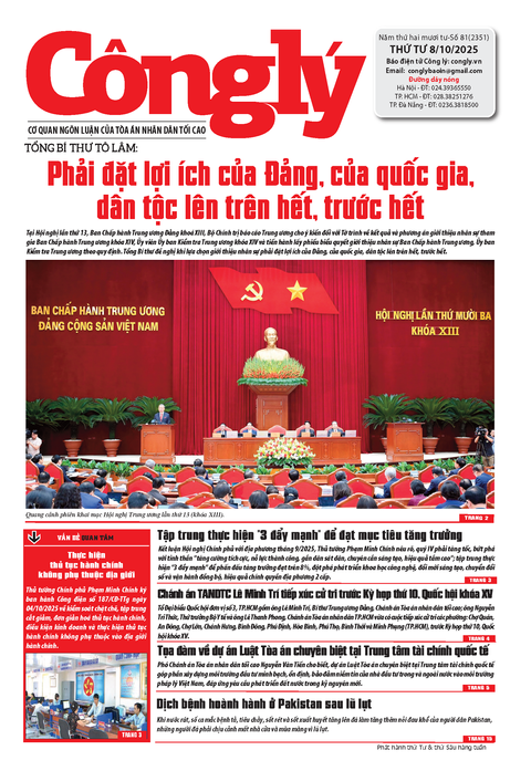 Báo Công lý số 81