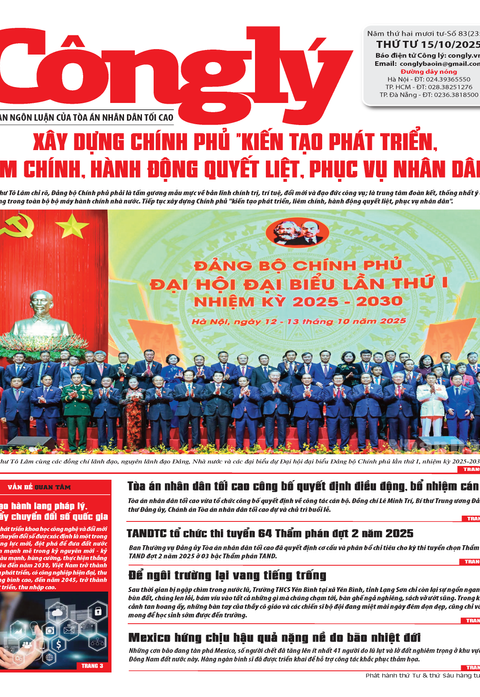 Báo Công lý số 83