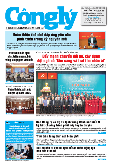 Báo Công lý số 102
