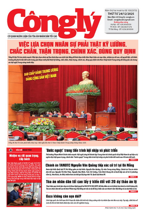 Báo Công lý số 103