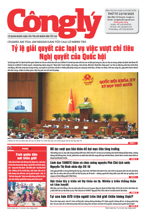 Báo Công lý số 85