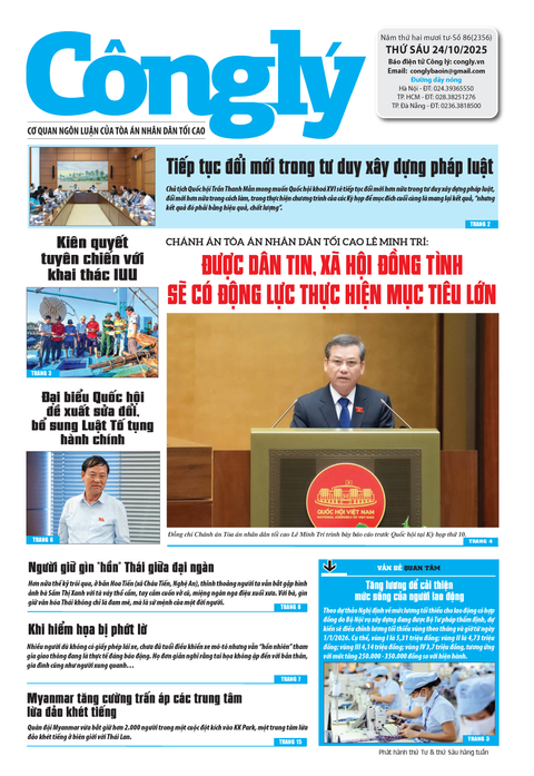 Báo Công lý số 86