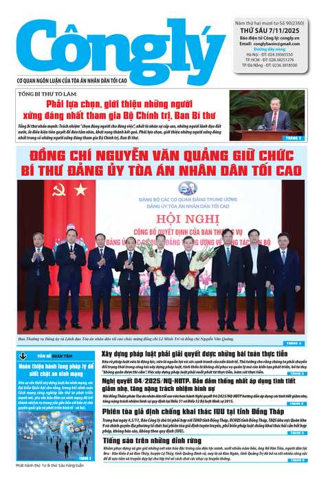 Báo Công lý số 90