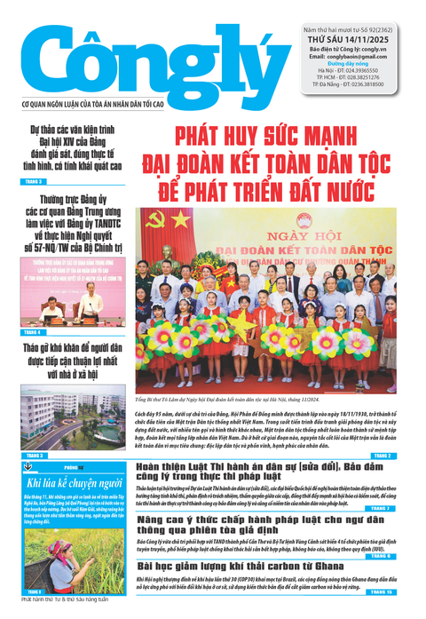 Báo Công lý số 92