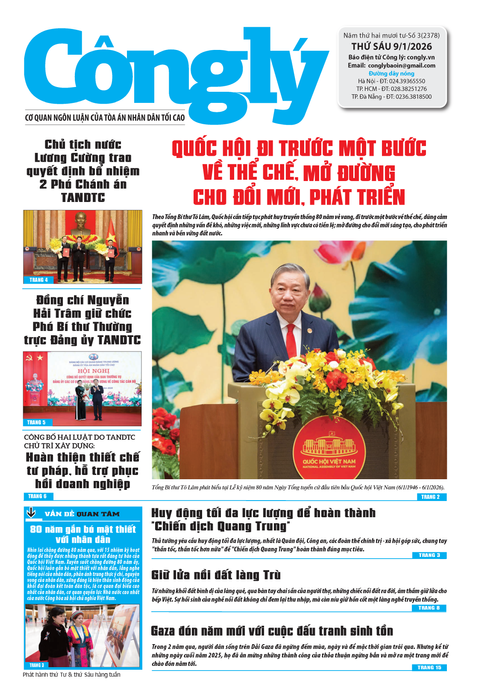 Báo Công lý số 03.2026
