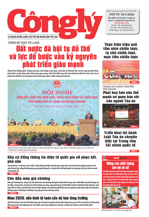 Báo Công lý số 04.2026