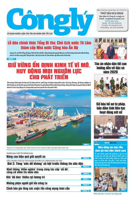 Báo Công lý số 37.2026