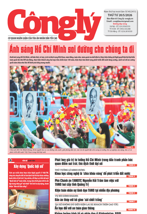 Báo Công lý số 40.2026